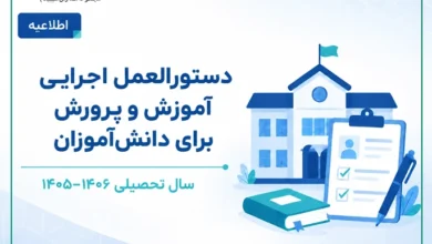 دستورالعمل ثبت نام