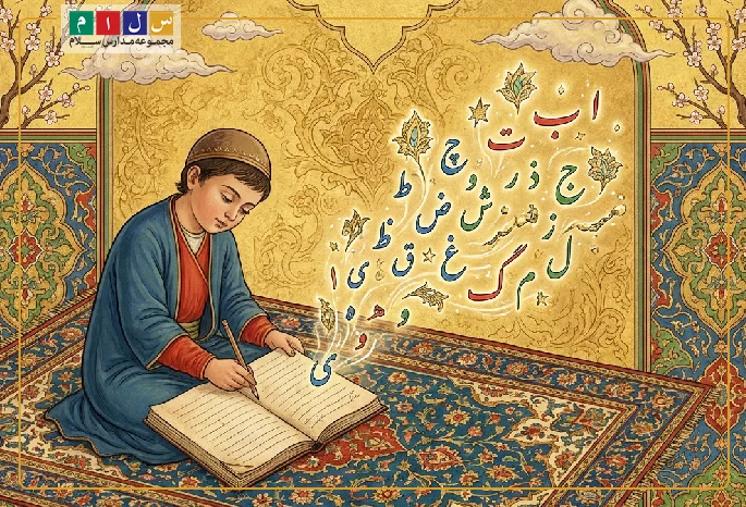 تصویر حروف الفبا بدنه 1 